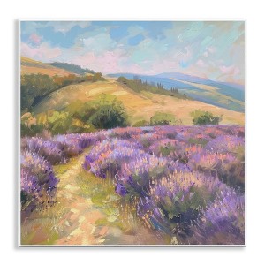 Stupell Industries Lavender Field Hills Wall Plaque Art - 1 of 4