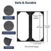 WeChef 5 Pack Leather Menu Covers 4.25x11" / 4.25x14" Single Page Trifold Booklet Style - 2 of 4