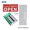 Unique Bargains PVC Self-Adhesive Waterproof Store Shop Business Hour Sign 1 Set - 3 of 4