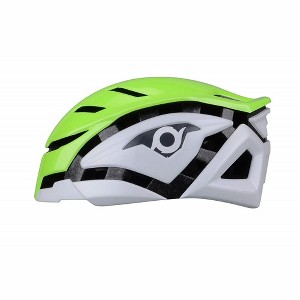 Now FURI - Adult Aerodynamic Bicycle Helmet Neon Green/White S/M - 1 of 3