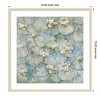 Amanti Art Water Lilies by Cheri Blum Wood Framed Wall Art Print - 4 of 4