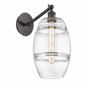 Vaz - 1 Light Arm Adjusts Up and Down Wall Sconce In Industrial Style-9.88 Inches Tall and 8 Inches Wide - 1 of 1