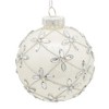 Kurt Adler 80MM Glass Silver Jeweled Ball Ornaments, 6-Piece Box - 2 of 4