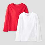 Kids' 2pk Adaptive Long Sleeve T-Shirt - Cat & Jack™