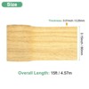 Unique Bargains Self Adhesive Realistic Wood Grain Durable Multi Use Masking Tape 1 Pc - 3 of 4