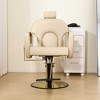 LOVMOR 360° Swivel Reclining Salon Barber Chair with Heavy Duty Hydraulic Pump for Hair Stylists Home Barbershops - 4 of 4
