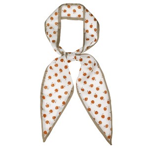 Allegra K Women's Fashion Skinny Scarves Hair Band Ribbon Bag Accessory Neckerchief - 1 of 4
