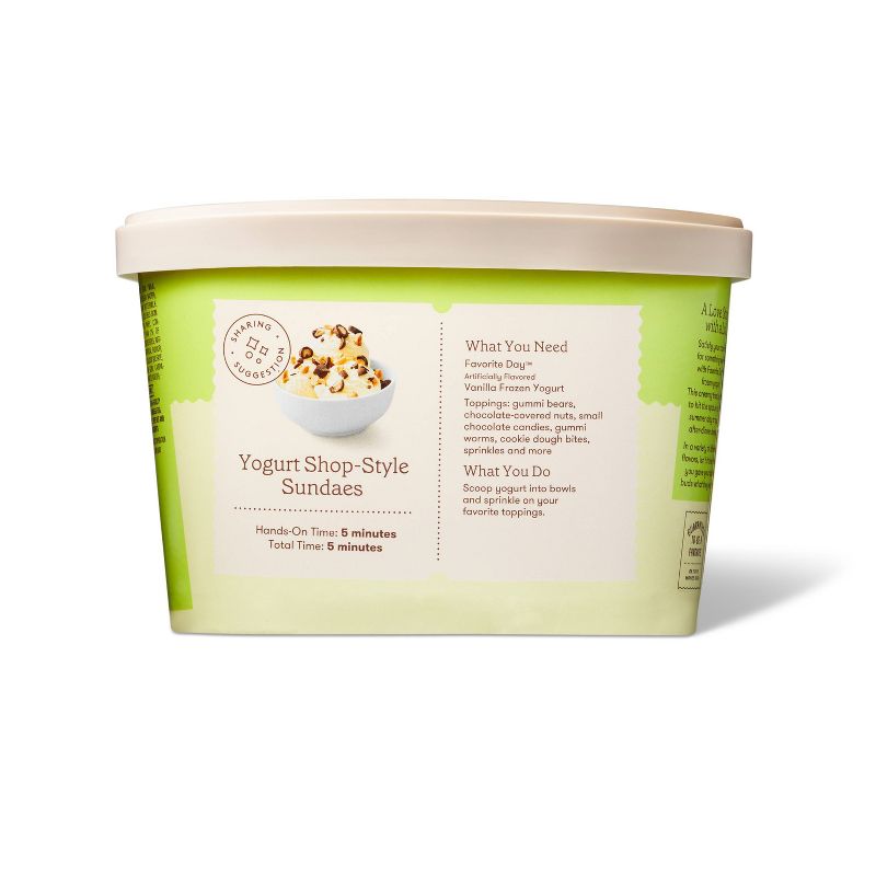 Vanilla Frozen Yogurt - 1.5qt - Favorite Day&#8482;, 4 of 5