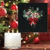 Courtside Market Candy Cane Sprig Artboard & 13.5oz 3-Wick Candle Set - 2 of 3
