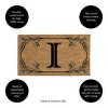 28" x 16" Monogram Coir Mat, Letter  "I" - 3 of 4