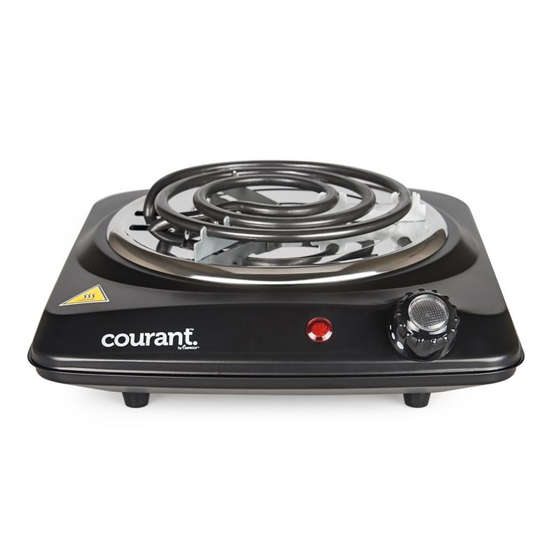 Courant 1000 Watts Electric Single Burner, Black, 3 of 6