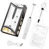 Swtroom Handheld Milk & Coffee Frother Electric Mini Blender Stainless Steel Drink Mixer - 4 of 4
