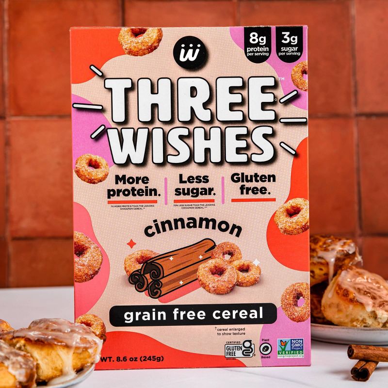 Three Wishes Cinnamon Cereal - 8.6oz, 3 of 9