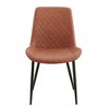 Vatros Mid-Century Modern Leather Dining Chiars Set of 4 - 3 of 4