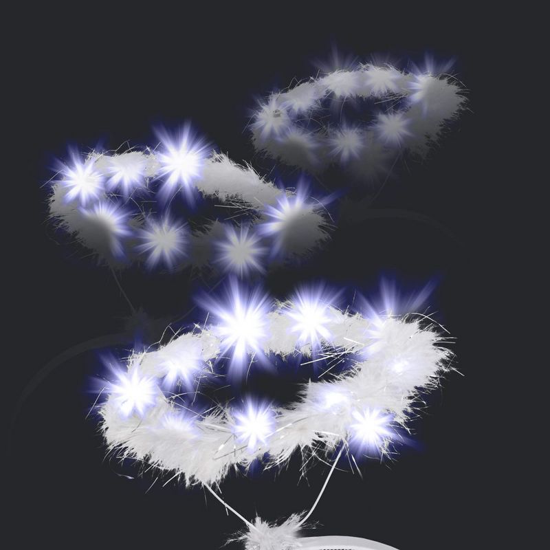 Skeleteen Light-Up Angel Halo - White, 3 of 7