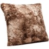 Chanasya Wolf Faux Fur Square Throw Pillow Covers - 2 Pieces - 18" x 18” - 4 of 4
