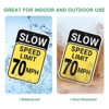 Unique Bargains Aluminum Weather Resistant Waterproof Rust Free Traffic Signs 1 Pc - 4 of 4