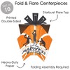 Big Dot of Happiness Basketball - Let The Madness Begin - Table Decorations - College Basketball Party Fold and Flare Centerpieces - 10 Count - 3 of 4
