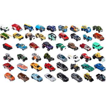 Matchbox Cars Assortment, 50 Pack Construction or Garbage Trucks, Rescue Vehicles or Airplanes in 1:64 Scale