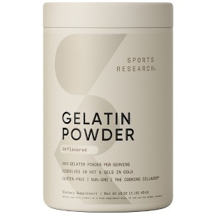 Sports Research Gelatin Powder, Unflavored, 1 lb (454 g) - 1 of 4