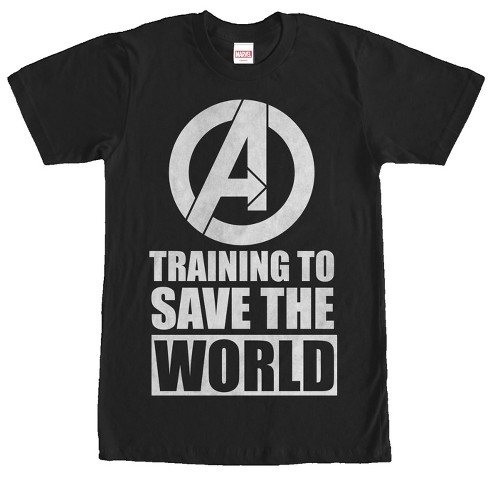 Black avengers best sale t shirt