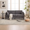 KTMBDW 68.9 Inch Loveseat Sofa with USB Charging Port, Modern 2-Seats Sofa for Living Room & Bedroom, Breathable Chenille Fabric - 2 of 4
