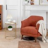 DYHOME Mid-Century Modern Accent Chair, Tufted Upholstered Armchair for Living Room, Bedroom - 2 of 4