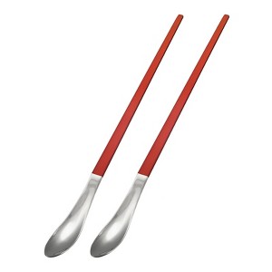 Unique Bargains Stainless Steel Reusable Long Handle Cocktail Coffee Stirring Spoon 2 Pcs - 1 of 3