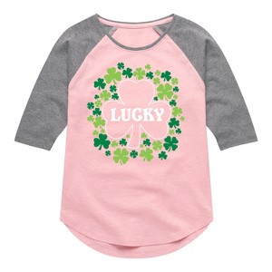 Girls' - Instant Message - St. Patrick's Day Lucky Shamrocks Filled - 1 of 4