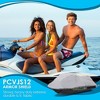 Pyle Jetski Protective Storage Cover for Weather Protection with Marine Grade Waterproof, Fits 118''-126'' - 4 of 4
