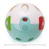 LotFancy Baby Musical Crawling Learning Ball, 5" Interactive Baby Ball Toy for Toddlers, Infant - 3 of 4
