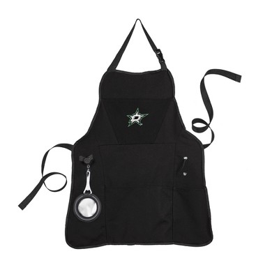 Grill Apron, Black, Dallas Stars