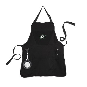 Grill Apron, Black, Dallas Stars - 1 of 4