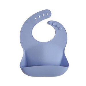 Mushie Silicone Baby Bib - 1 of 4