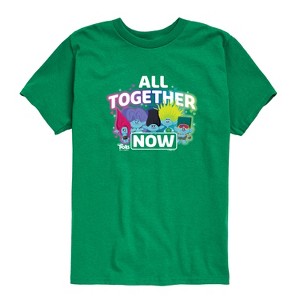 Boys' - Trolls - All Together Now Branch and Brothers Short Sleeve Graphic T-Shirt - 1 of 4