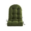 Patio Chair Cushion for Adirondack, High Back Tufted Rocking Chair Cushion, Outdoor Seat Cushion 48"x21"x4" inch,1Count - 2 of 4