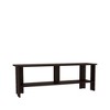 47" Wenge TV Stand with Two Shelves, TV Console Table with Compact Design, and Easy Assembly for Living Room and Bedroom - 2 of 4