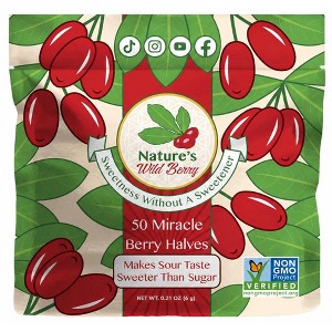 Nature's Wild Berry Miracle Berries 7g Resealable Standup Pouch 50