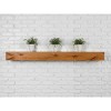 Mantels Direct Wallace Floating Wood Fireplace Mantel Shelf - 3 of 4