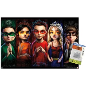 Trends International The Big Bang Theory - Faces Unframed Wall Poster Prints - 1 of 4