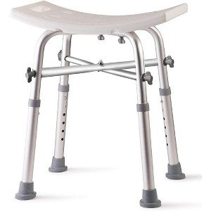 Dr. Kay's Adjustable Shower Chair for Elderly & Disabled, Heavy Duty, 350 lb Capacity - 1 of 4