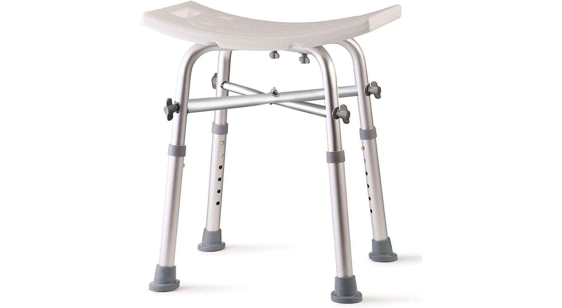 Dr. Kay's Adjustable Shower Chair for Elderly & Disabled, Heavy Duty, 350 lb Capacity