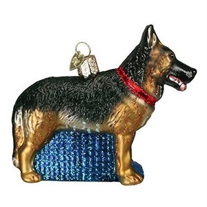 Old World Christmas Glass Blown Christmas Ornament For Christmas Tree, German Shepherd - 1 of 4