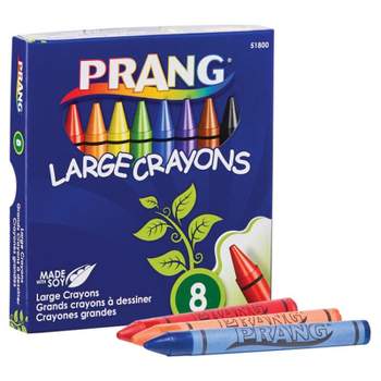 Prang Crayons, Large, Lift Lid Box, 8 Colors