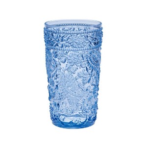 Paisley Acrylic Glasses Drinking Set of 4 Hi Ball (17oz), Plastic Drinking Glasses, BPA Free Cocktail Glasses, Drinkware Set, Drinking Water Glasses - 1 of 1