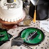 Creative Converting 9" Graduate School Spirit Emerald Green Paper Plates 54ct - 2 of 4