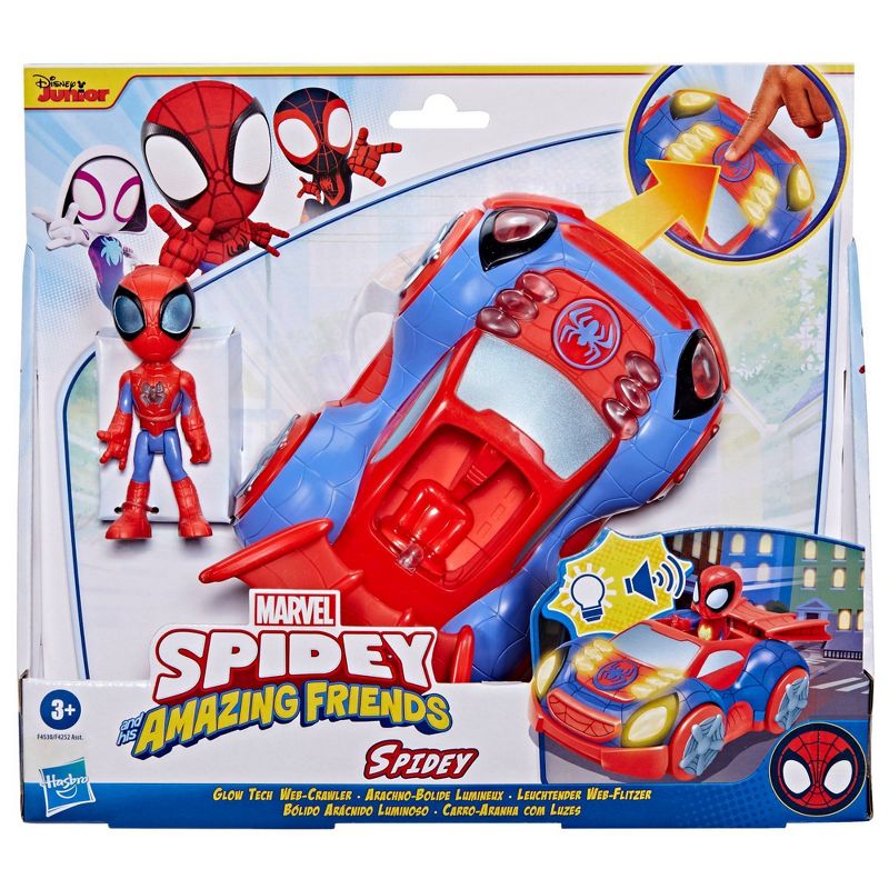 Marvel Spidey and his Amazing Friends Glow Tech Web-Crawler, 3 of 8