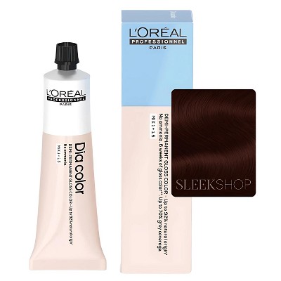 L'Oreal Professionnel DIA COLOR Alkaline Demi-Permanent Gloss Hair Color Dye (formerly Loreal Dia Richesse Haircolor)