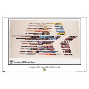 Trends International Team USA - Los Angeles 1984. Games of the XXIII Olympiad. Framed Wall Poster Prints - 1 of 4