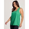 RBX Active Women's Super Soft Relaxed Fit Twist Racerback Tunic Tank Top - 4 of 4